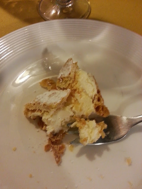 When the waiter suggested we have ice cream cake, I was kinda like eh... But, this was seriously so good. I wish Carvel made ice cream "cake" like this.