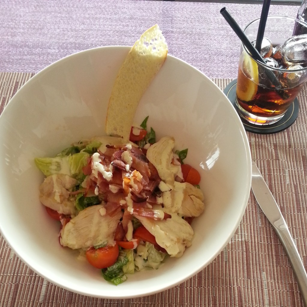 Caesar salad covered in bacon + a Coke = being responsible?